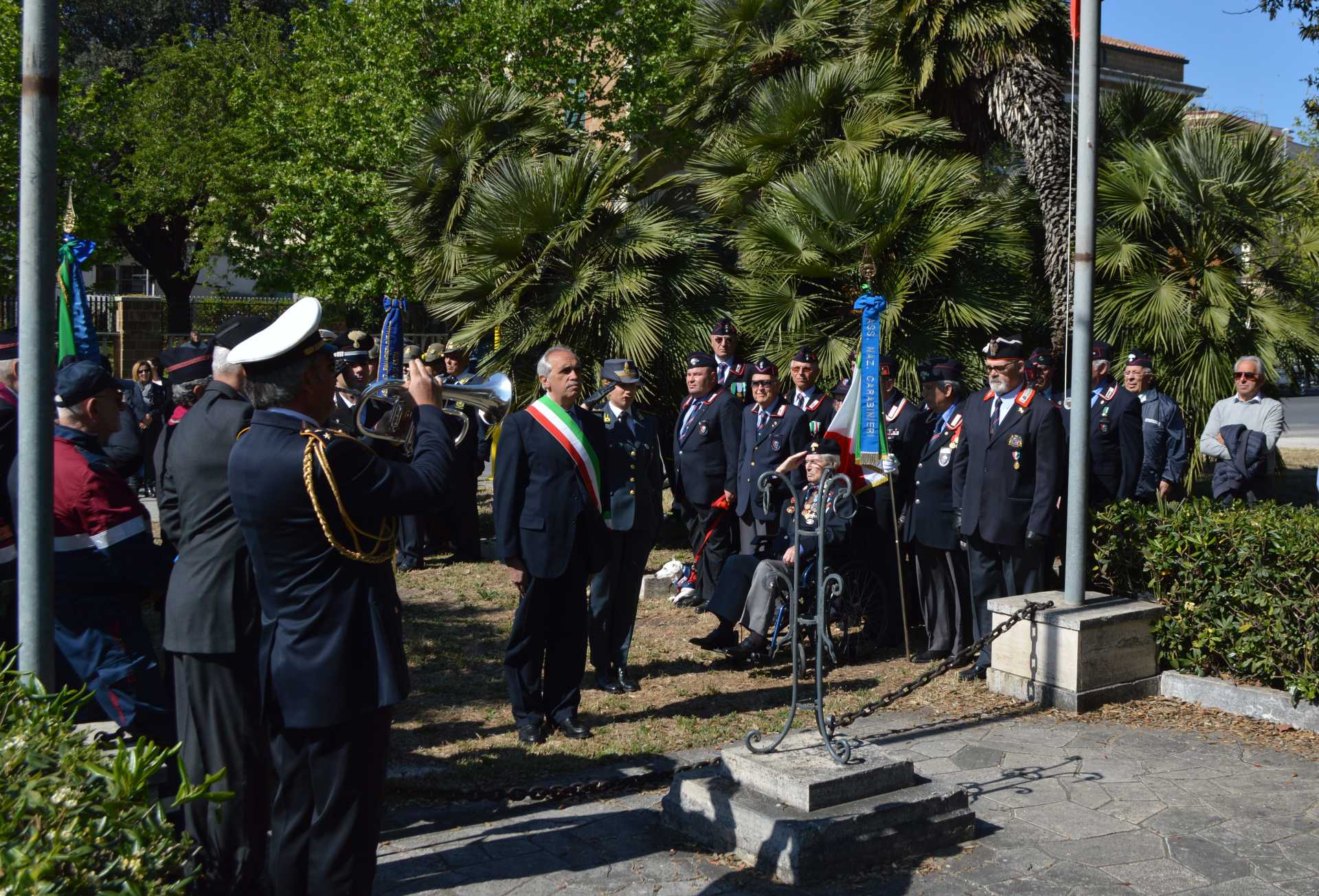 25 aprile 2017: Commemorazione ai caduti di Ostia Lido